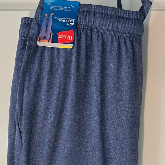 New-Hanes, men’s tagless knit sleep pants, super soft! Size l - Picture 3 of 3